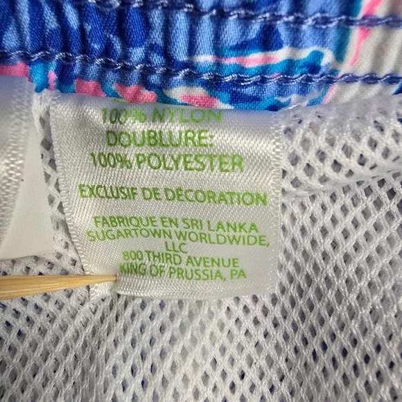 Lilly Pulitzer Swim Trunks Shorts Mens XL Blue Its A Sailabration Print NWT - Picture 12 of 12